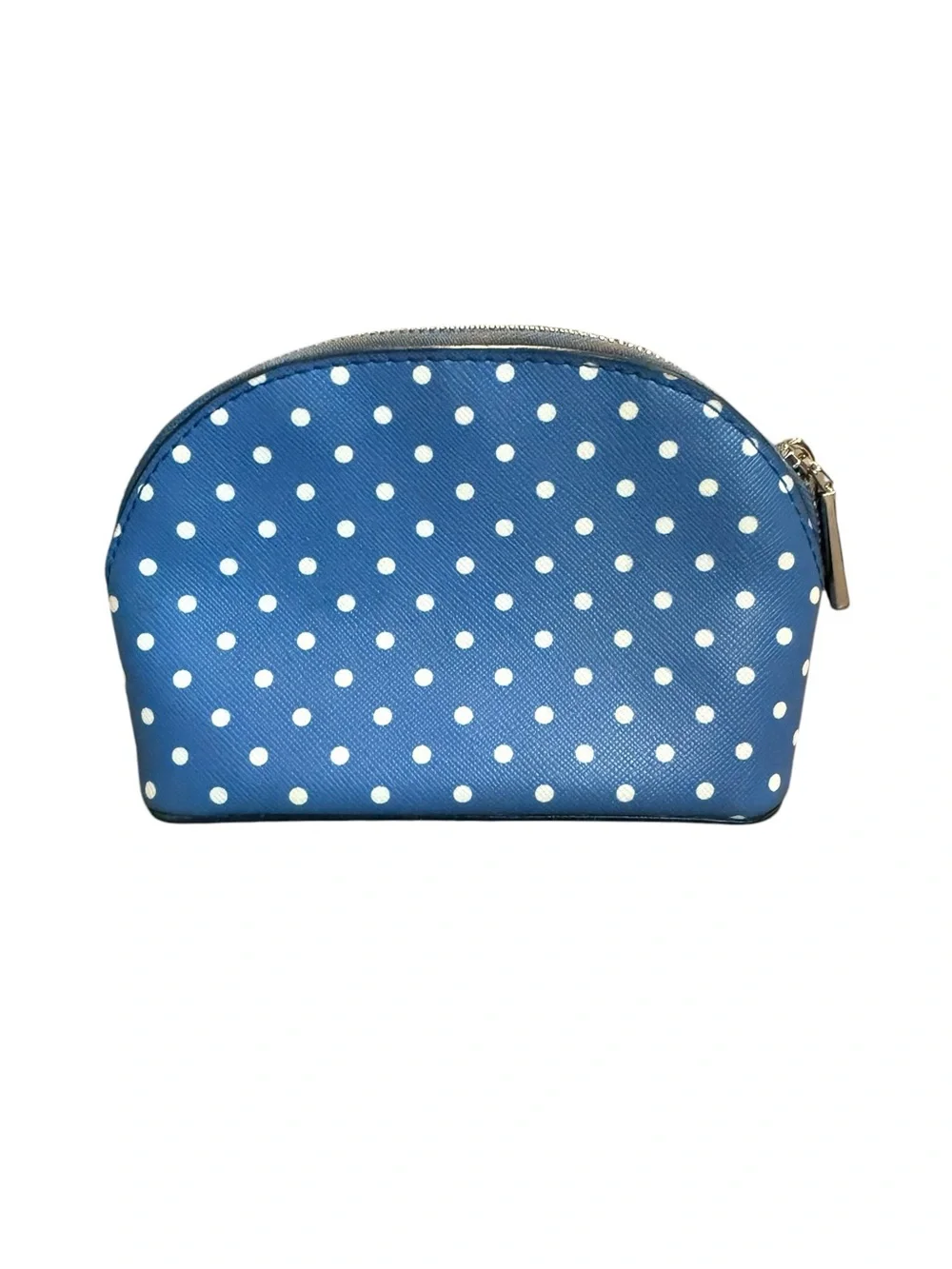 kate spade Blue & White Polka Dot Cosmetic Pouch